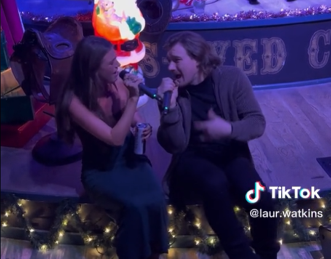 Watch: Morgan Wallen Sings “Picture” with Lauren Watkins at Christmas Party