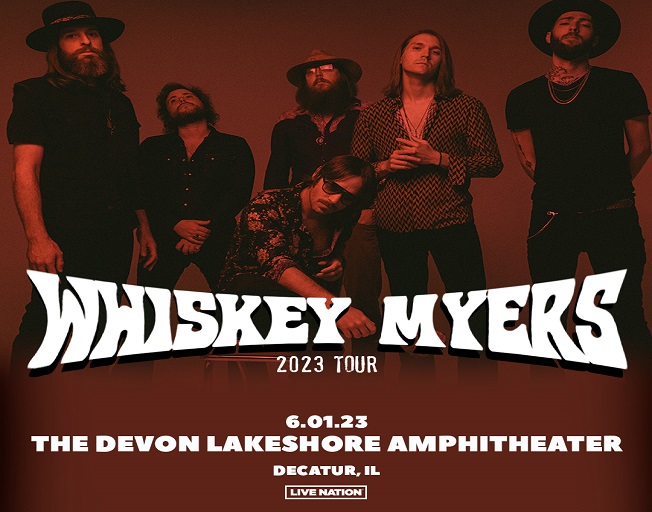 Whiskey Myers Comes To Devon Lakeshore Ampitheater
