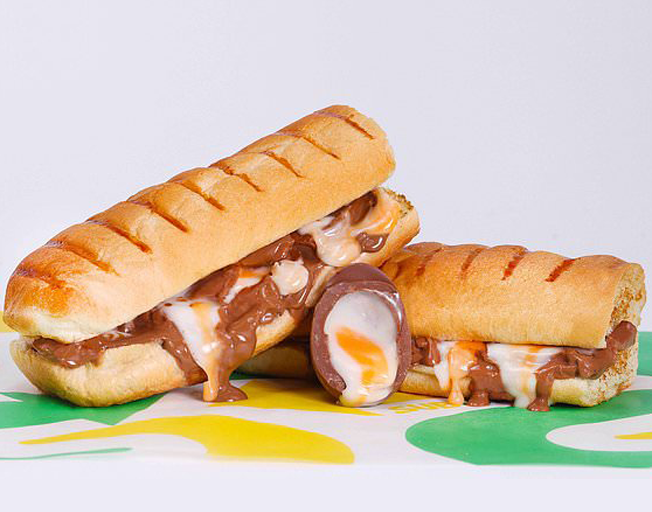 Would You Eat the Subway Cadbury Creme Egg Sub?