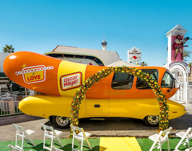 How Would You Like a Wienermobile Wedding in Las Vegas?