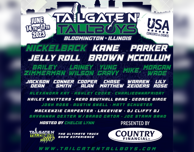 Win 4-Day GA Passes with Tailgate N’ Tallboys Ticket Thursdays