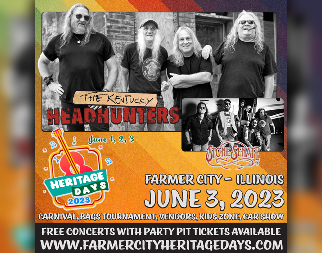 Win Party Pit Tickets to The Kentucky Headhunters in Farmer City with B104