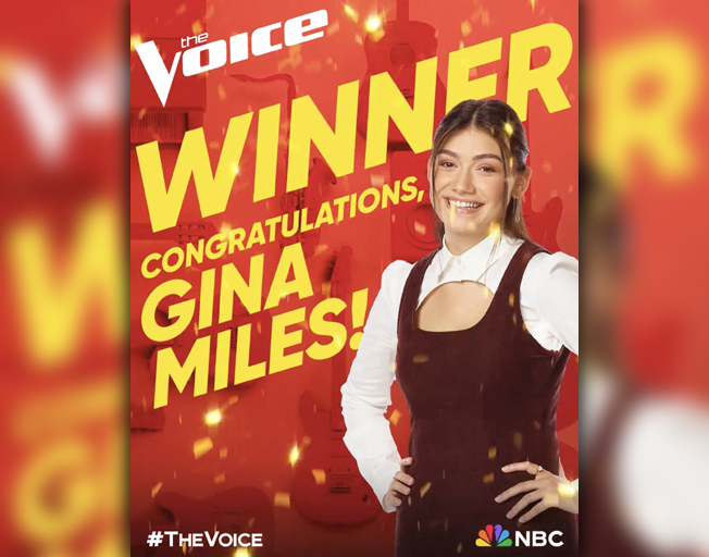 Gina Miles from Paxton, IL Wins ‘The Voice’!