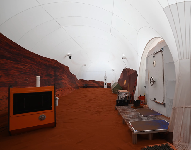 Four People Will Spend the Next Year Sealed in A Mars-Like Habitat