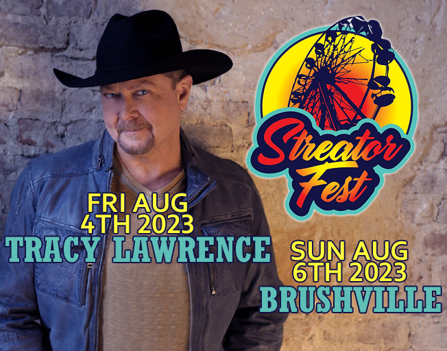 Win Tickets to Tracy Lawrence and Brushville at Streator Fest on B104