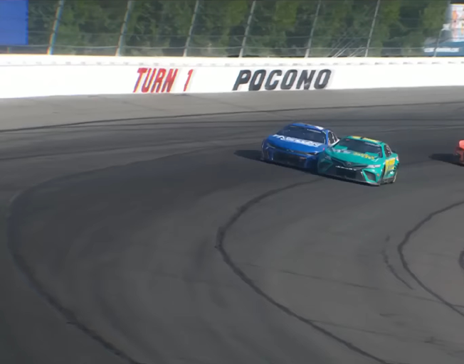 NASCAR Drama as Denny Hamlin Wins at Pocono Raceway [VIDEOS]