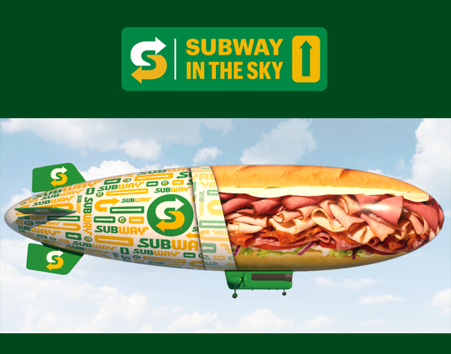 Subway Blimp to Hit the Sky