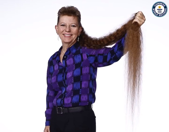 Tennessee Woman gets the World Record for Longest Mullet [VIDEO]