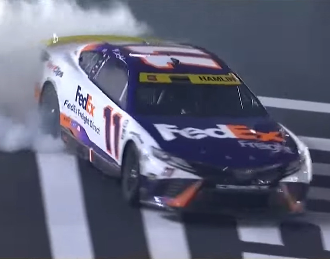 Denny Hamlin Wins NASCAR Elimination Race at Bristol [VIDEO]