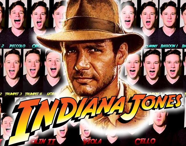 Viral Video: Watch Guy Sing Every Orchestra Part for “Indiana Jones” Theme
