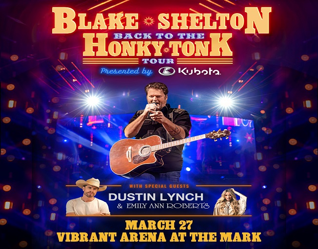 B104 Welcomes Blake Shelton’s “Back To The Honky Tonk Tour”