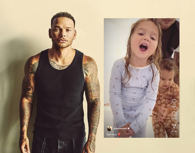 Watch: Kane Brown Heartwarming Serenade of “Girl On Fire” with Daughters