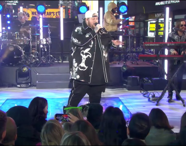 WATCH: Jelly Roll Rocks Times Square with a New Year’s Eve Medley