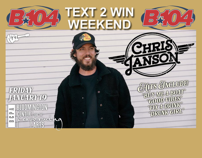 Win Tickets to Chris Janson at the BCPA