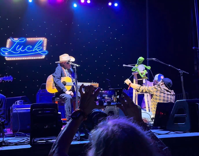 Watch: Willie Nelson Sing “Rainbow Connection” with Kermit the Frog Live