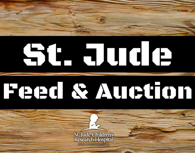 Join B104 at the St. Jude Feed & Auction April 6th