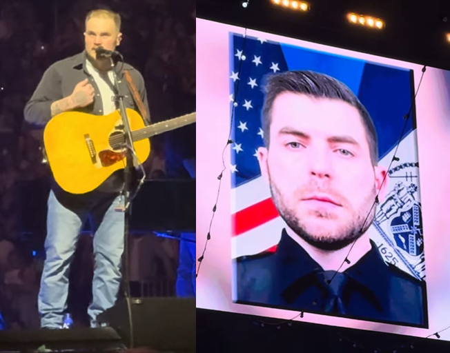 Watch: Zach Bryan Honors Fallen NYPD Officer Jonathan Diller During Long Island Concert