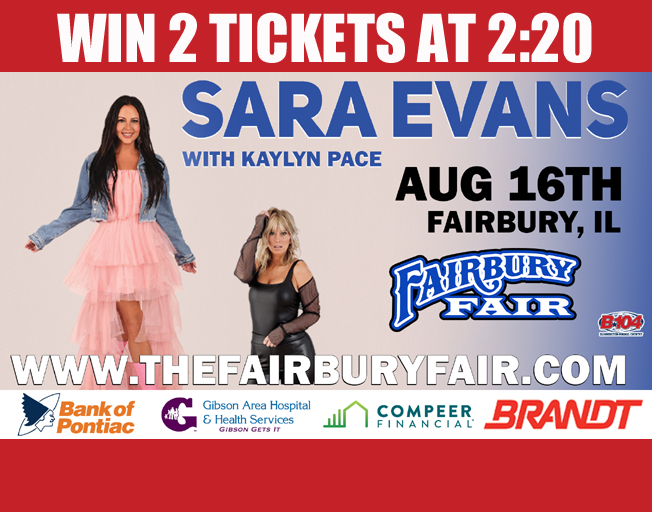 Win Tickets to Sara Evans on B104