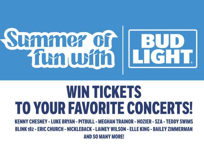 Win Concert Tickets with the Summer of Fun with Bud Light B104 WBWNFM