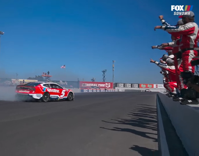 Kyle Larson Had the Car and the Strategy to Win NASCAR Race at Sonoma [VIDEO]