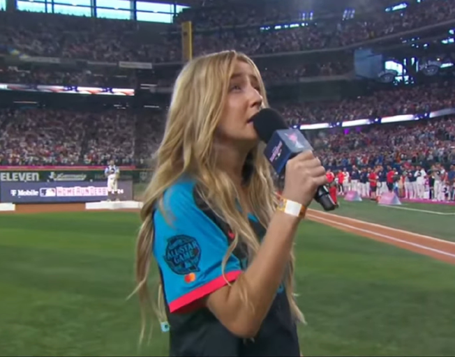 Watch: Ingrid Andress Gets Harsh Criticism for National Anthem Performance