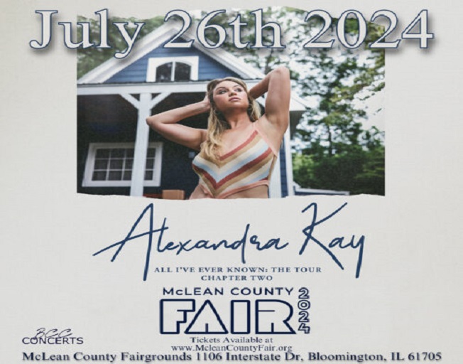 Win Tickets to Alexandra Kay at the McLean County Fair with Faith in the Morning on B104