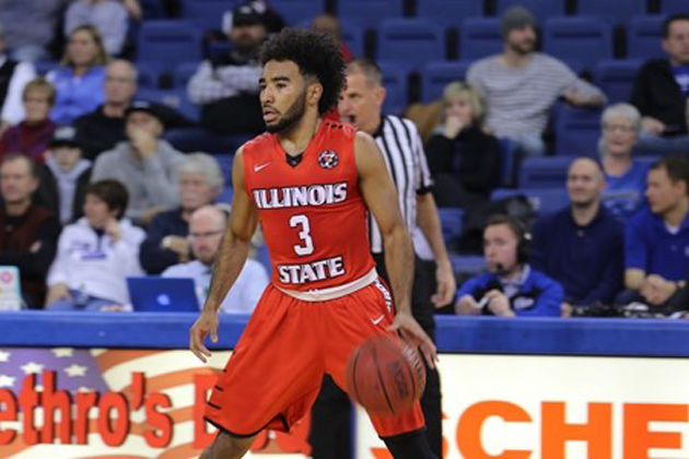 Keyshawn Evans scored a career high 16 points in the Redbirds' 82-53 win at Drake on Tuesday. (Photo courtesy GoRedbirds.com)