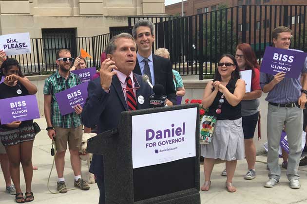 Tari Renner and Daniel Biss