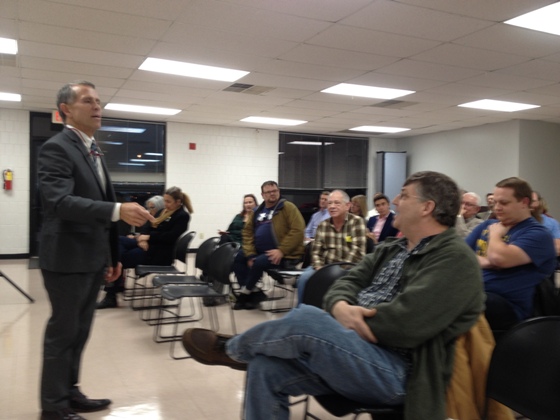 Old wounds resurface at Renner’s town hall meeting