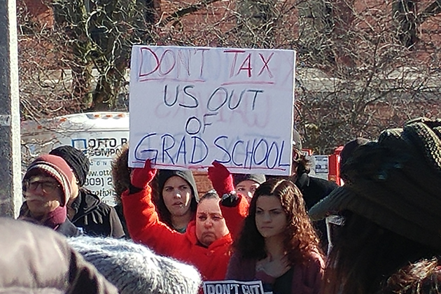 ISU tax bill rally