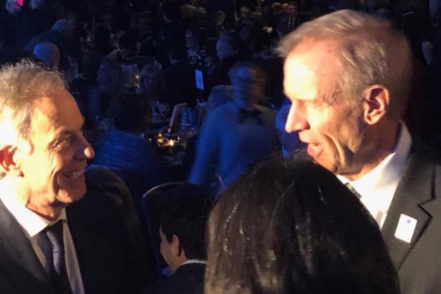 Tony Blair and Bruce Rauner