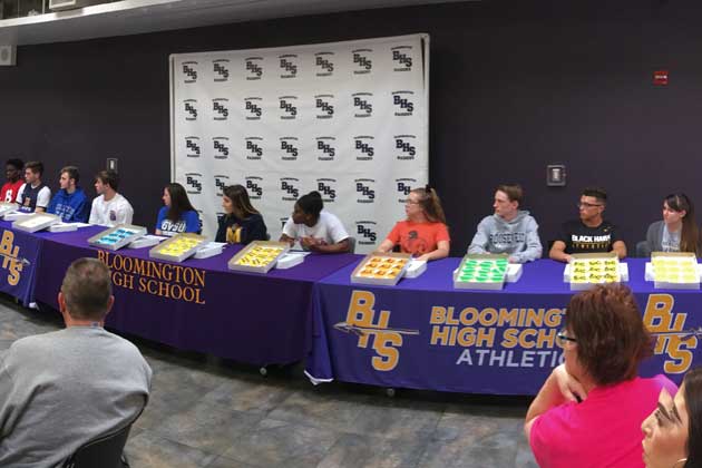 Bloomington-Normal HS student athletes declare college plans