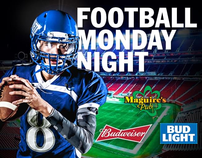 WJBC’s Football On Monday Nights at Maguire’s