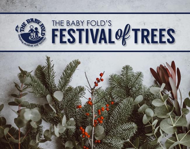 Join WJBC At The Baby Fold’s Festival of Trees