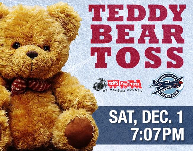 2018 Toys For Tots Teddy Bear Toss