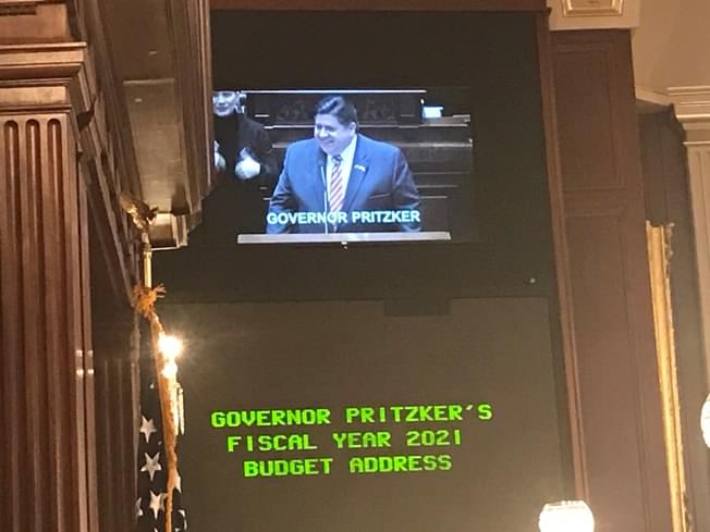 Pritzker delivers annual budget address