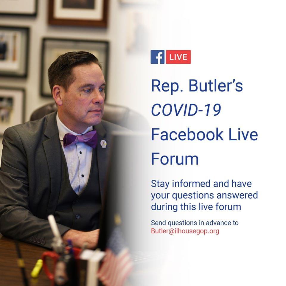 State Rep. Tim Butler answers COVID-19 through Facebook forum