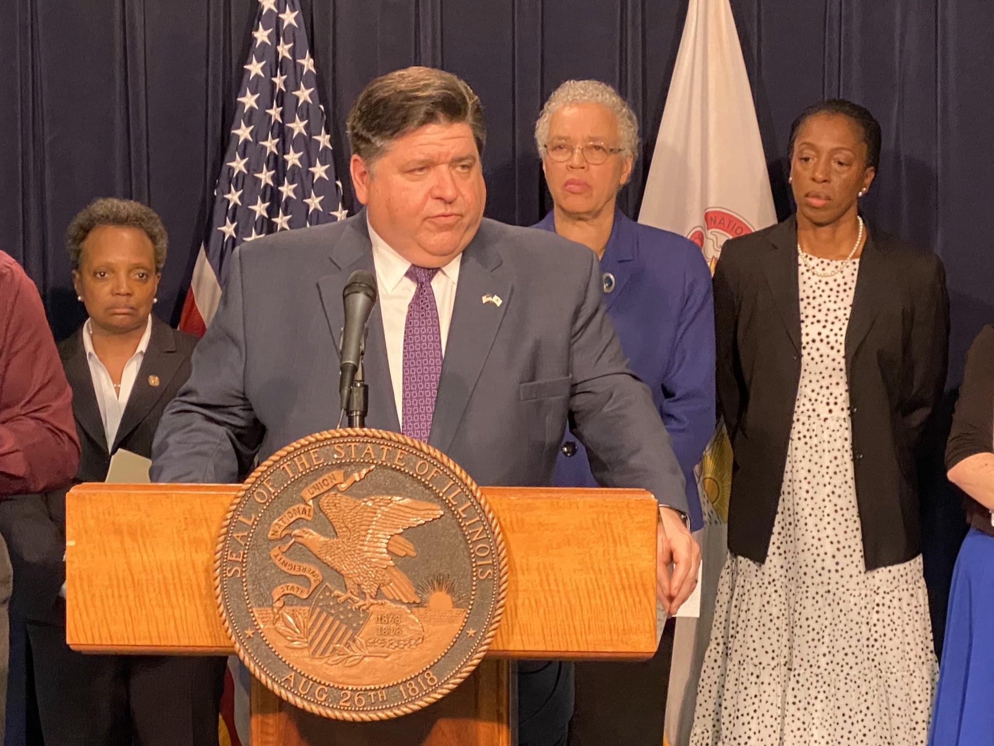 Gov. Pritzker continues fight for abortion rights at Planned Parenthood Illinois