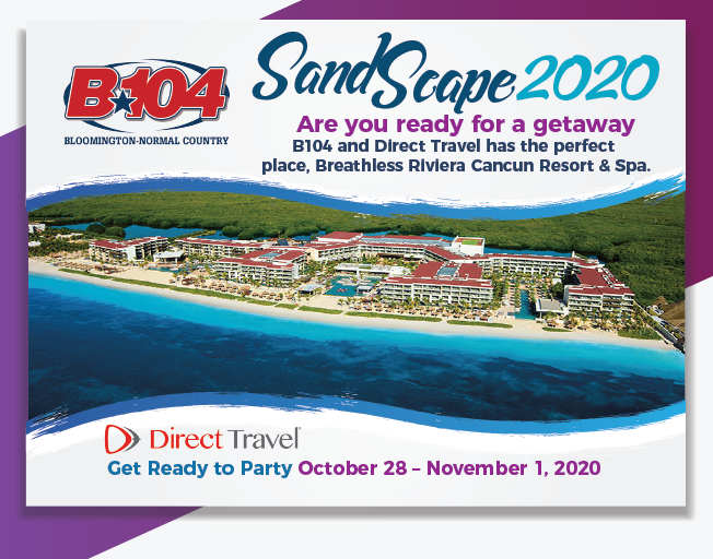 Radio Bloomington “SandScape 2020” to Cancun with Direct Travel