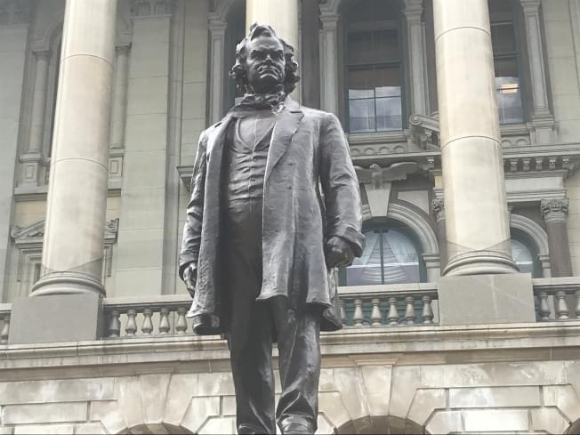 Stephen Douglas biographer wants the statue returned to the Capitol grounds