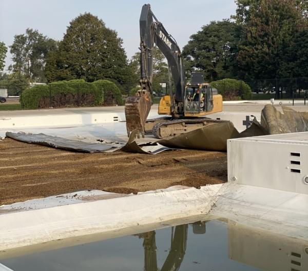 Demolition of O’Neil Pool underway