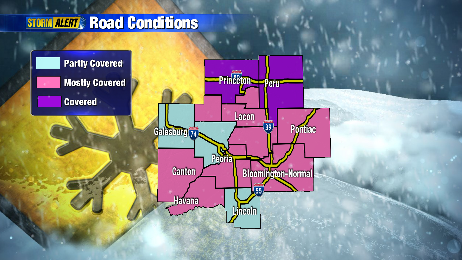 Roadways remain covered in ice leaving many without power