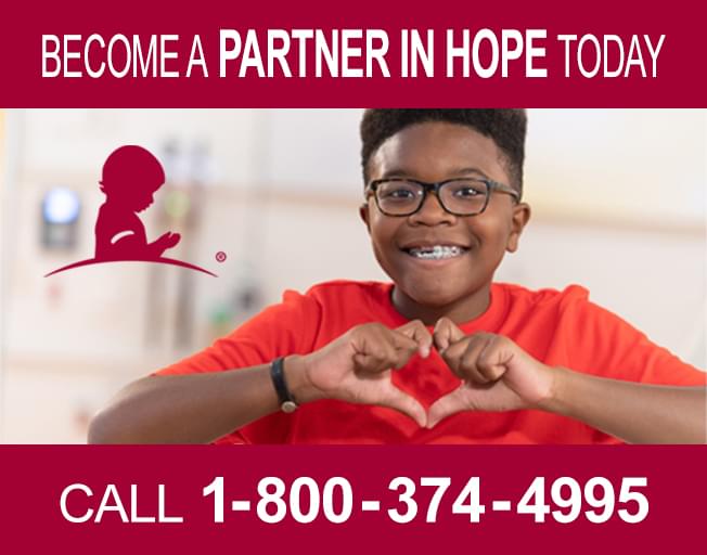 Support St. Jude and Become a Partner in Hope