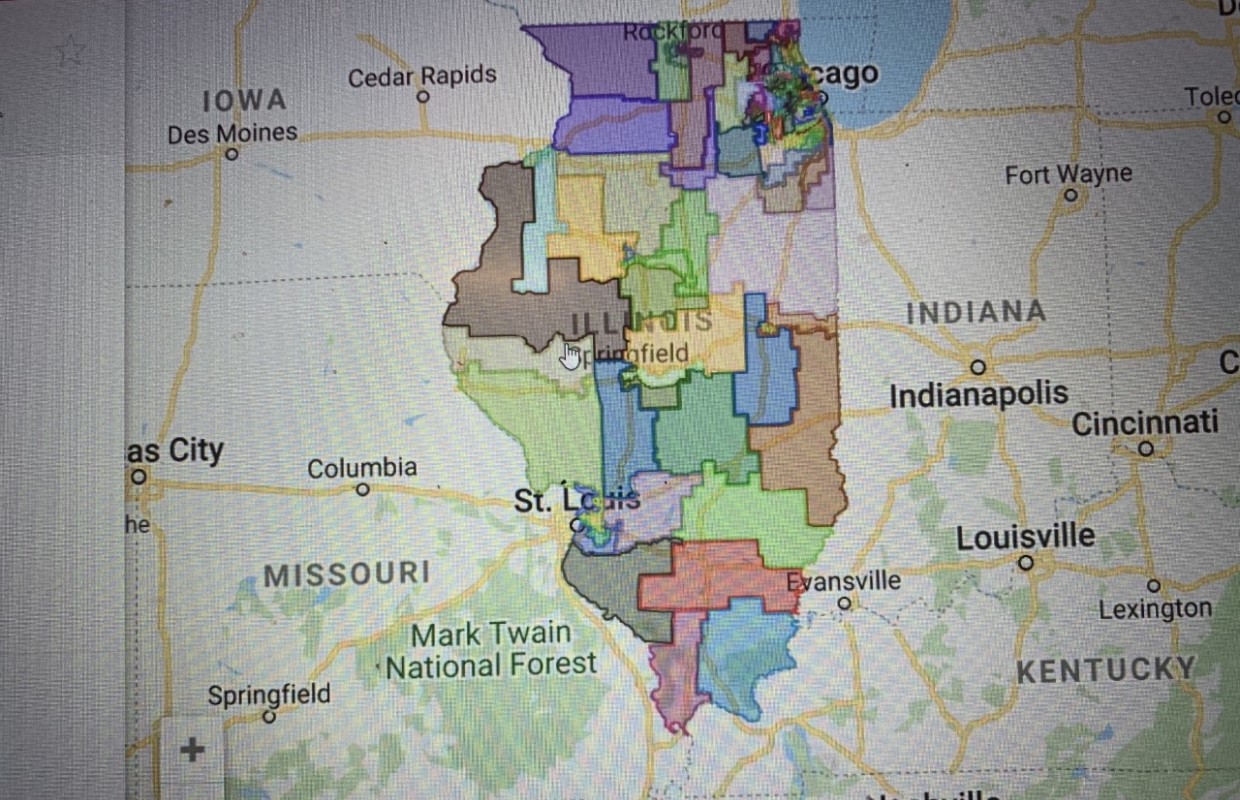 Three hours before redistricting hearings, legislative Democrat’s propose a new map for Illinois Supreme Court