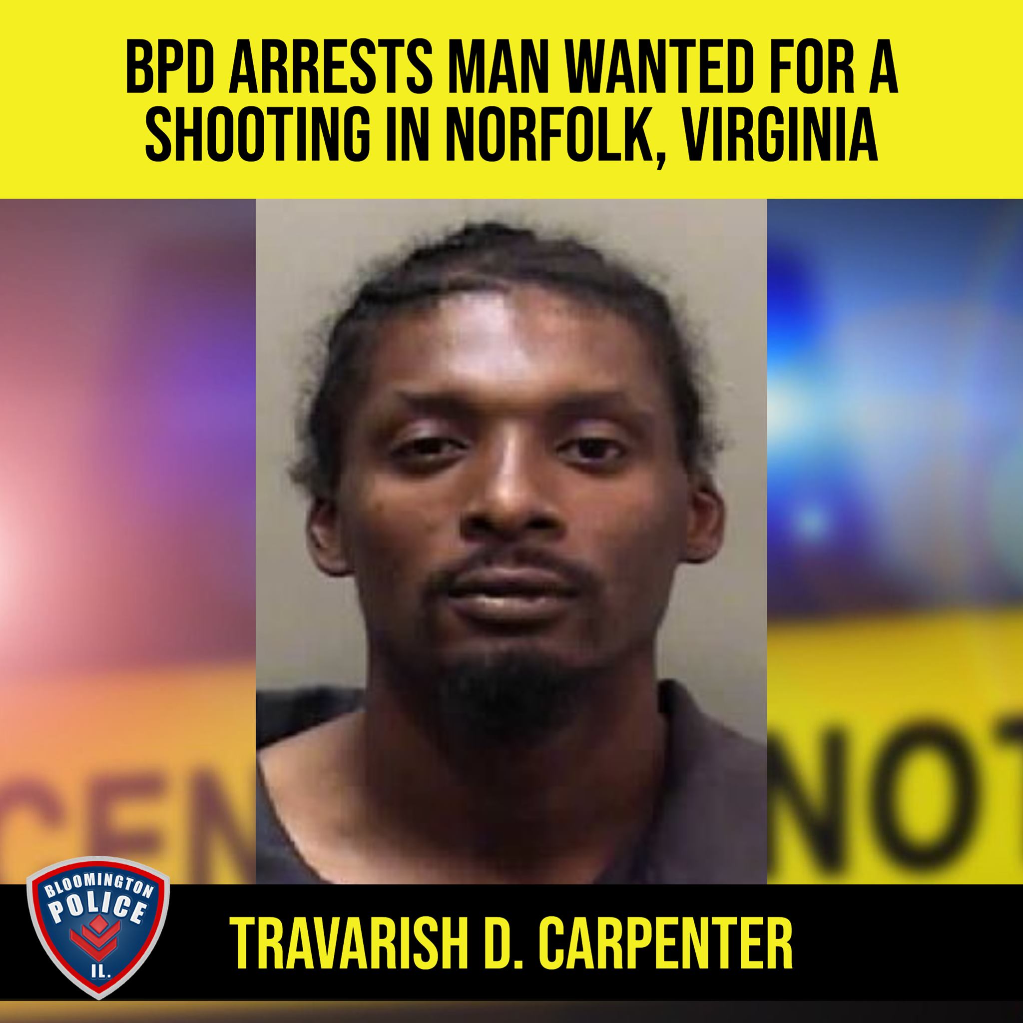 Bloomington Police arrest man wanted in Virginia shooting