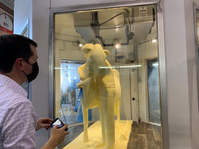 2021 Illinois State Fair Butter Cow