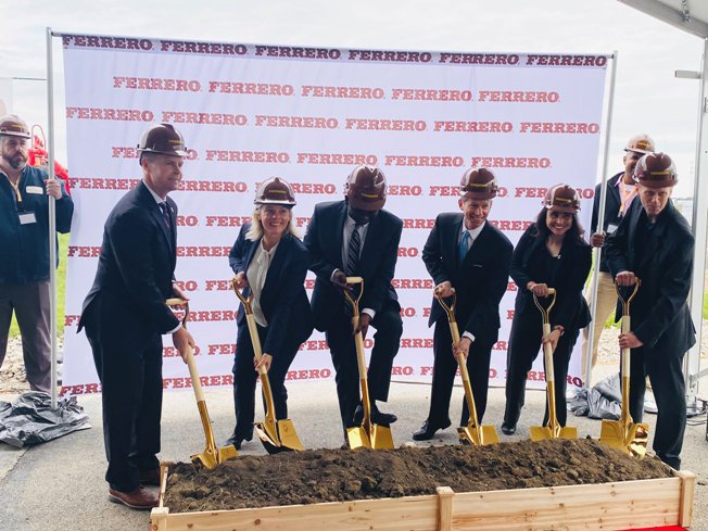 Ferrero breaks ground on first-ever production center in United States