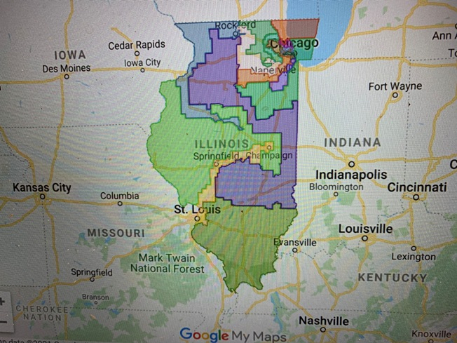 Congressional redistricting proposal for Illinois