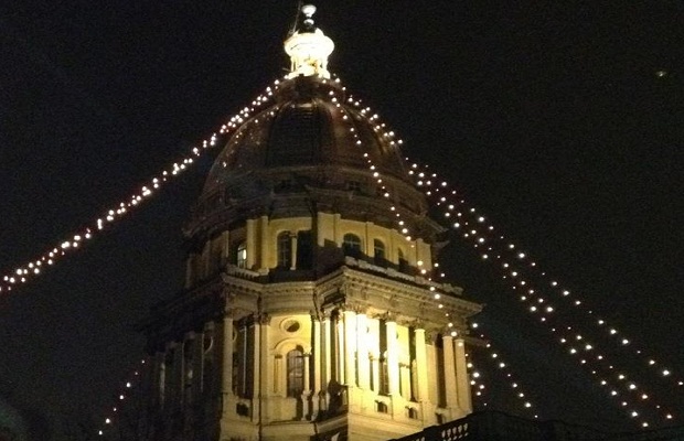 For another year no holiday lights on the Capitol dome in Springfield