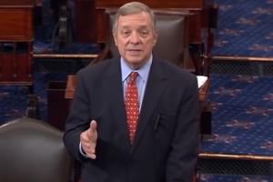 Sen. Durbin calling for support of climate change provisions on the heels of a deadly tornado